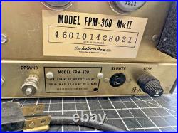 Hallicrafters FPM-300 MKII Ham Radio Transceiver SN 460101428031 Untested