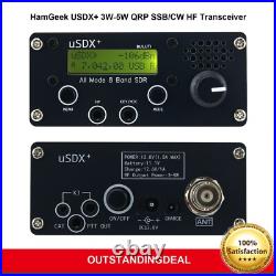 HamGeek USDX+ 3W-5W QRP SSB/CW HF Transceiver 8-Band SDR Transceiver ot25