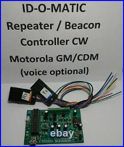Ham Amateur Radio ID-O-Matic IV 4 CW ID Repeater Controller Motorola GM CDM