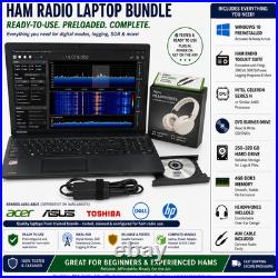 Ham Radio Toolkit Laptop PC SDR Digital Modes Fldigi JS8Call Windows 10 CD/DVD