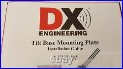 Ham radio DX Engineering tilt base mounting plate DXE-TB-INS orig box BTV Antenn