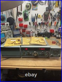 Heathkit Sb-104a 80-10 Meters Ssb/cw Transceiver, Hm-102, Manuals, Swr Bridge