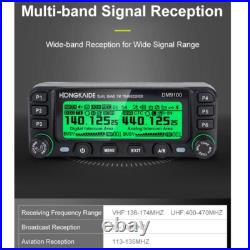 Hongkaide DM9100 DMR Digital Radio with GPS APRS Bluetooth VHF UHF Ham Radio Hongkaide DM9100 DMR Digital Radio with GPS APRS Bluetooth VHF UHF Ham Radio
