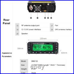 Hongkaide DM9100 DMR Digital Radio with GPS APRS Bluetooth VHF UHF Ham Radio Hongkaide DM9100 DMR Digital Radio with GPS APRS Bluetooth VHF UHF Ham Radio