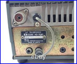 ICOM HF all mode Amature Ham Radio transceiver IC-731S 10W Black Japan junk