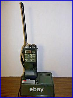 ICOM IC-02AT VHF FM HAM Transceiver with BC-35 Desk Charger TESTED
