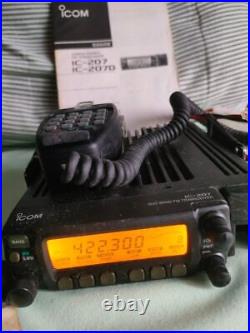 ICOM IC-207 amateur mobile aircraft Ham Radio Transceiver C016