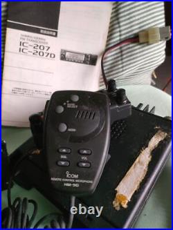 ICOM IC-207 amateur mobile aircraft Ham Radio Transceiver C016