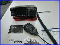 ICOM IC-7000 HF/VHF/UHF ALL MODE TRANSCEIVER Used only on RX