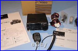 ICOM IC-7000 HF, VHF, UHF Amateur Ham Radio Transceiver Mobile/Base