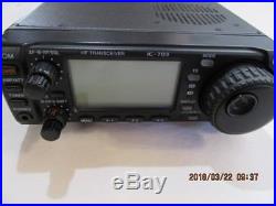 ICOM IC-703 QRP HF/50 MHz TRANCEIVER WithCW FILTER NO RESERVE