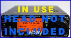 ICOM IC-703+ TRANSCEIVER GREAT AS A RECEIVER but NO TRANSMIT + NO HEAD = AS IS