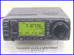 ICOM IC-706 HF/50MHz/144MHz ALL Mode Transceiver Amateur Ham Radio Tested with mic