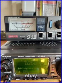ICOM IC-706 HF VHF 50/144MHz 100W Transceiver as is