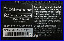 ICOM IC-7100 HF/VHF/UHF Multi-Mode / DSTAR Amateur Radio Transceiver