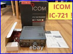 ICOM IC-721 20W HF ALL MODE TRANSCEIVER Color Black First Come First Serve