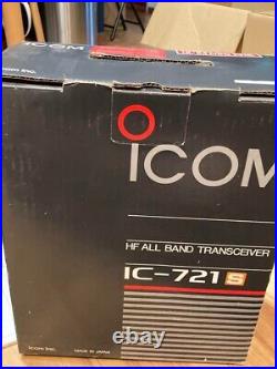 ICOM IC-721 20W HF ALL MODE TRANSCEIVER Color Black First Come First Serve