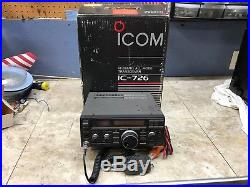 ICOM IC-726 HF + SIX METERS TRANSCEIVER! - Only used twice