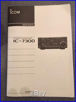 ICOM IC-7300 100W SDR HF / 50MHz Touch Screen Transceiver