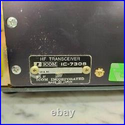 ICOM IC-730S All Band HF SSB AM Transceiver Amateur Ham Radio For parts repair
