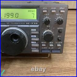 ICOM IC-731 HF ALLMODE 100W Transceiver Ham Radio Working Confirmed
