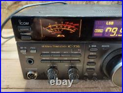 ICOM IC-736 HF/50MHz 100w ALL MODE transceiver Amateur Ham Radio From Japan Used