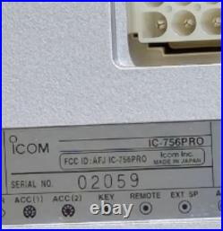 ICOM IC-756PRO HF Transceiver Amateur Ham Radio ICOM IC-756PRO HF Transceiver Amateur Ham Radio