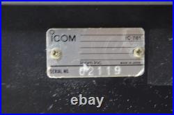 ICOM IC-781 HF Transceiver Ham Radio 100W SSB CW AM Tested Excellent