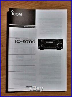 ICOM IC-9700 2 M/70 cM /1.2 GHz All Mode-DSTAR Amateur Radio Transceiver