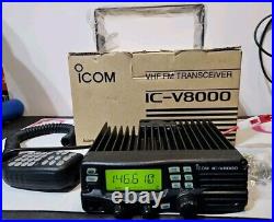 ICOM IC-V8000 VHF HAM TRANSCEIVER RADIO With Mic And Bracket