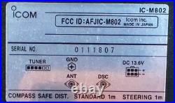 ICOM M-802 SSB Radio Black Box. Excellent condition. Certified/tested by ICOM