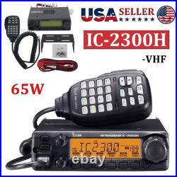 IC-2300H FM Transceiver VHF Marine Radio Mobile 65W Car Radio Station 10KM New