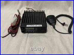 ICom IC-A110 Aircraft Radio VHF-AM Band Transceiver With Microphone Tested