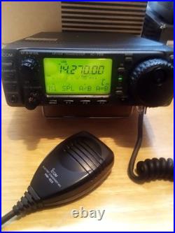 Icom 706 radio with power supply and tuner