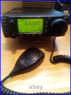 Icom 706 radio with power supply and tuner