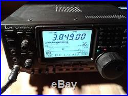 Icom 746PRO HF+6 Meter and 2 Meter 100 Watt Radio