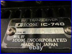 Icom Hf Transceiver Ic-740