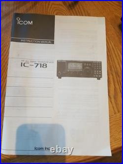Icom IC718 Radio Transceiver with Proff Installed UT106 DSP includes man G2U