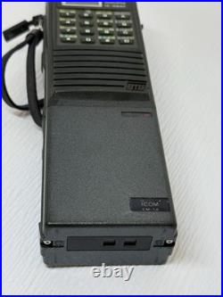 Icom IC-02AT 2M VHF FM Ham Radio Transceiver with Battery Antenna Charger Works
