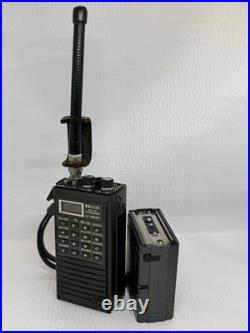 Icom IC-02AT 2M VHF FM Ham Radio Transceiver with Battery Antenna Charger Works