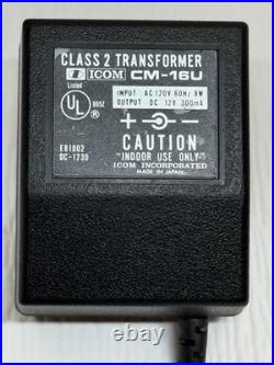 Icom IC-02AT 2M VHF FM Ham Radio Transceiver with Battery Antenna Charger Works