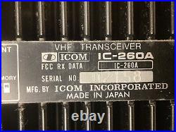 Icom IC-260A Ham Radio 2 M 144MHz All Mode Transceiver With Microphone IC-HM10