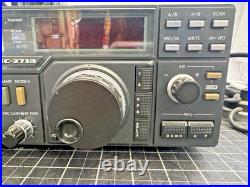 Icom IC-271A 144MHz VHF All Mode Ham Radio Transceiver HM-14 DTMF Mic Japan