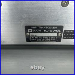 Icom IC-271A 2m 144MHz transceiver Untested For Parts Or Repair