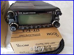 Icom IC-2820H Dual Band VHF/UHF Ham Radio Transceiver with GPS unit Mint Condition