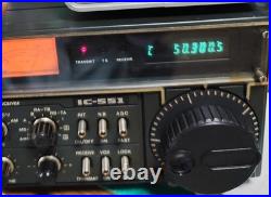 Icom IC-551 50MHz All-Mode Transceiver SSB CW AM Vintage Ham TX RX Confirmed
