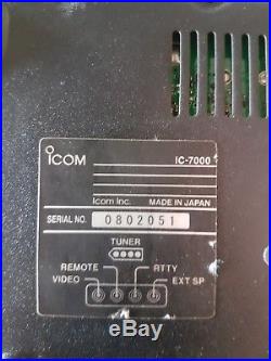 Icom IC-7000 Transceiver All-Mode All-Band 160m 70cm