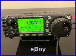 Icom IC-706MKIIG Mobile Transceiver / with MARS mod +Mic + Cord. Works Great