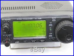 Icom IC 706 All Mode Transceiver Radio Receive HF Ham-103 Mic Manual