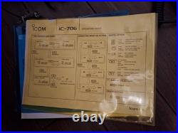 Icom IC-706 HF/VHF Amateur Ham Radio Transceiver with Mic